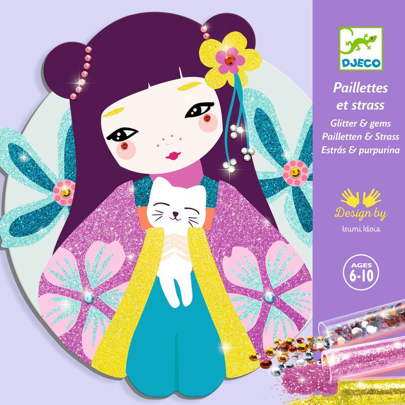 DJECO ONNANOKO GLITTER & GEM BOARDS