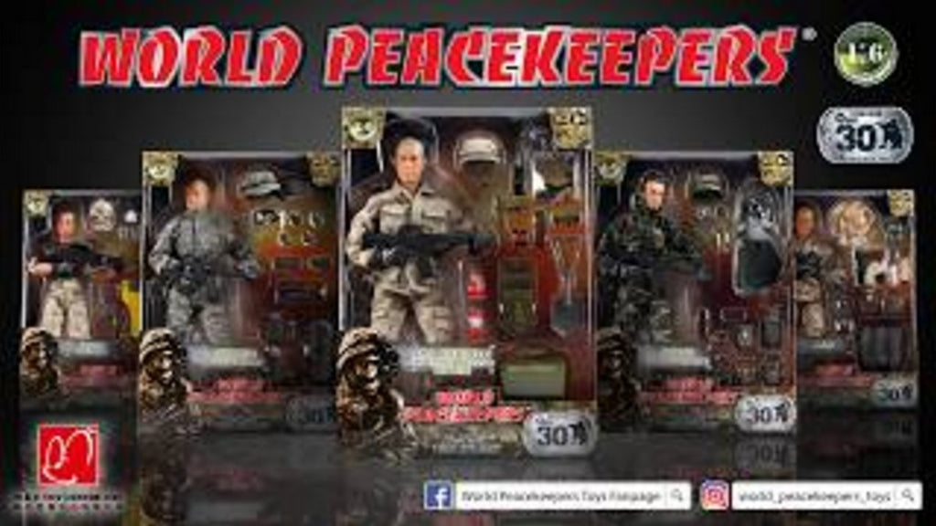 WORLD PEACEKEEPERS 1:6 FIGURINES ASST