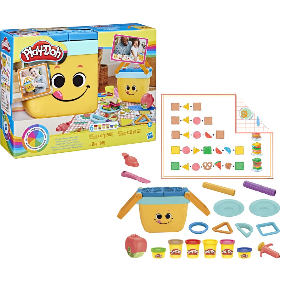 PLAY DOH PICNIC SHAPES STARTER SET