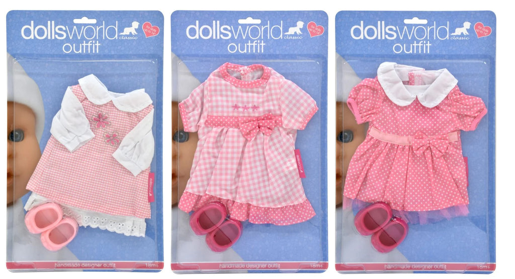 DOLLSWORLD BOUTIQUE OUTFIT & SHOES ASST