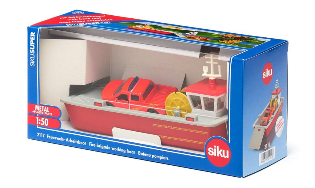 SIKU FIRE BRIGADE WORKING BOAT 1:50