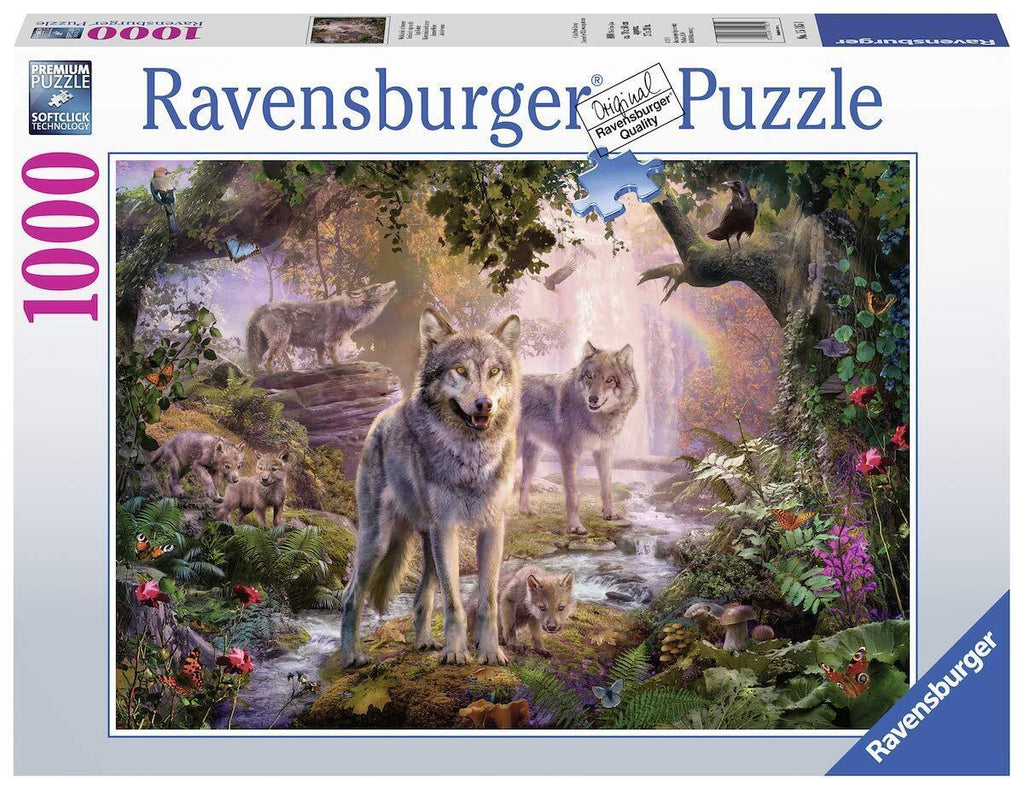 RAVENSBURGER SUMMER WOLVES 1000PC