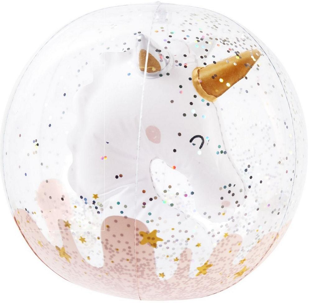 T65963 3D BEACH BALL UNICORN