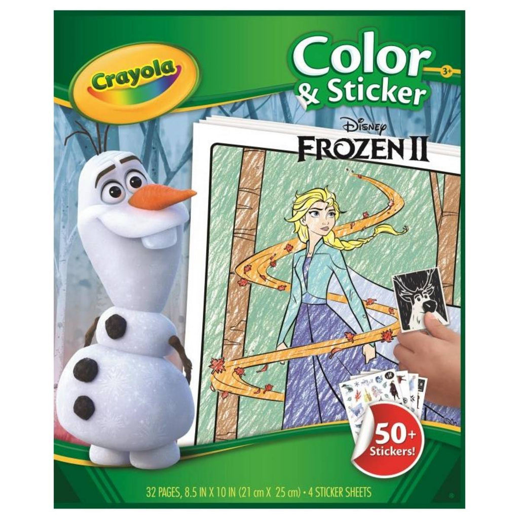 CRAYOLA COLOUR N STICKER DISNEY FROZEN