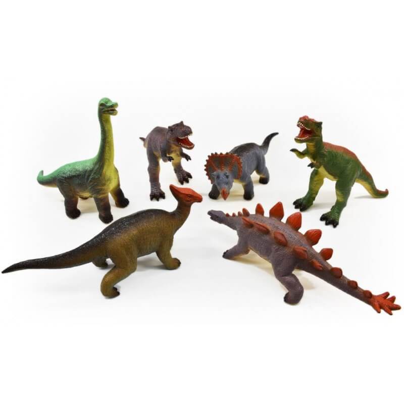 T64252 SOFT DINOSAURS ASST