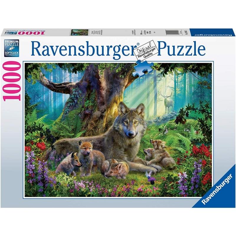 RAVENSBURGER WOLVES IN THE FOREST 1000PC