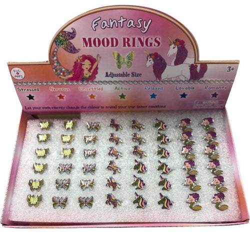 FANTASY MOOD RINGS ASST