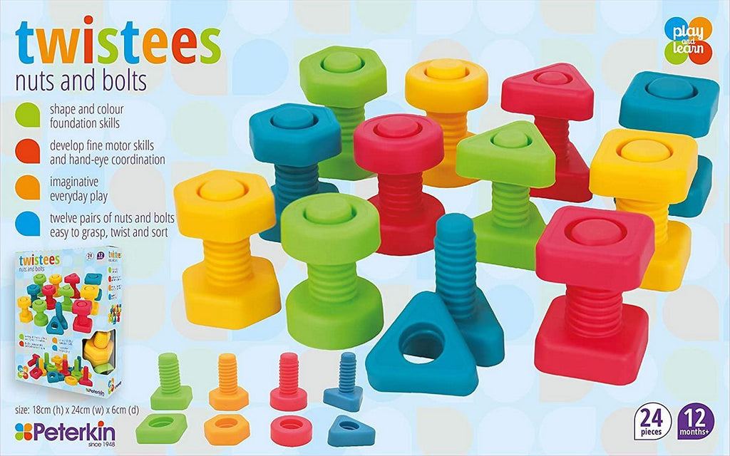 PLAY N LEARN TWISTEES NUTS N BOLTS