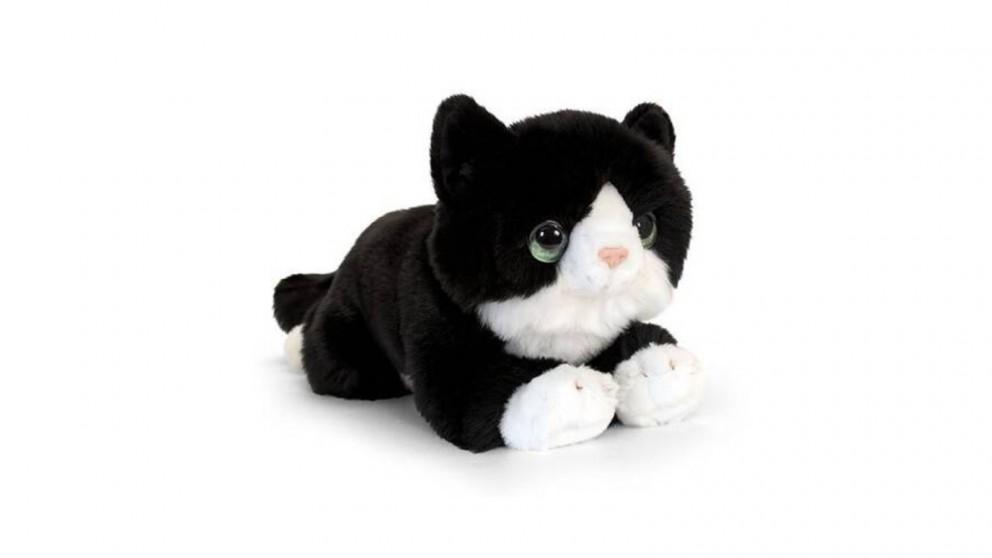 KORIMCO CUDDLE KITTEN BLACK 32CM