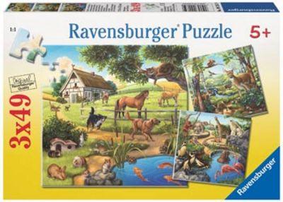 RAVENSBURGER FOREST ZOO & PETS 3X49