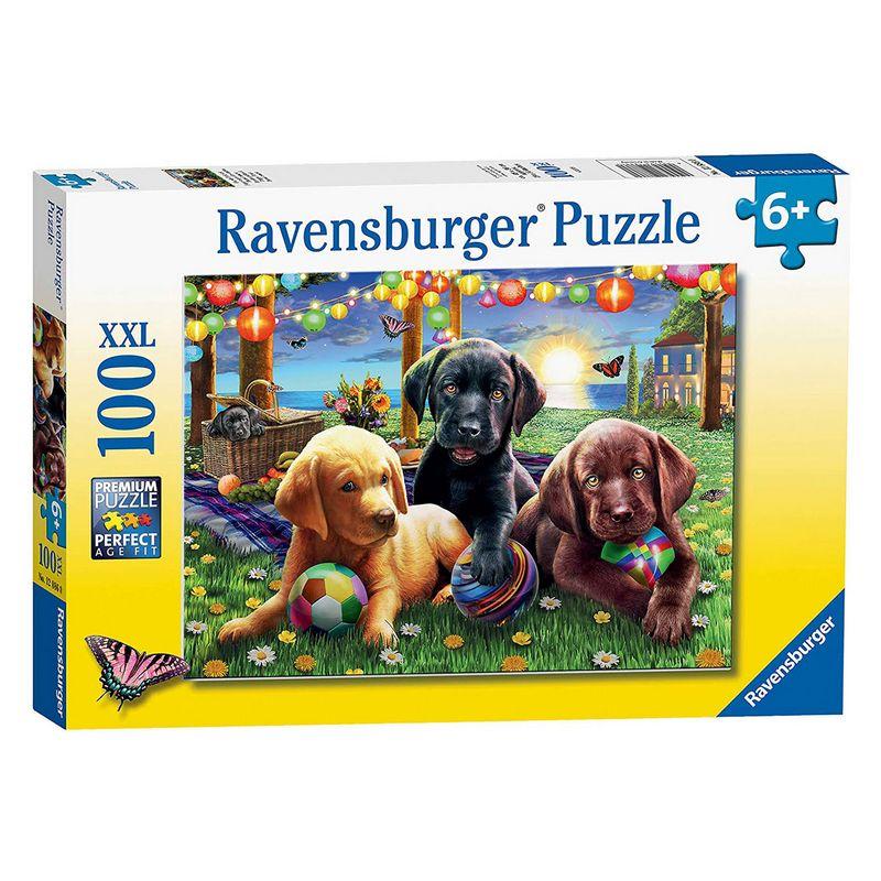 RAVENSBURGER PUPPY PICNIC 100PC