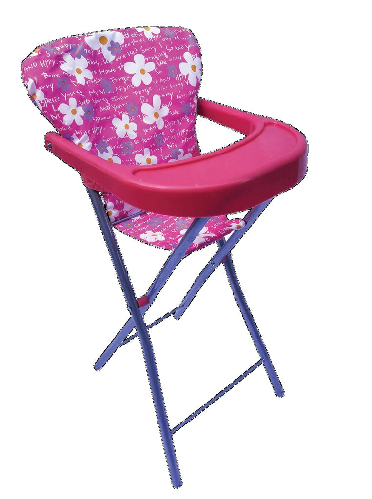 PLAYWORLD DOLL HIGHCHAIR PINK