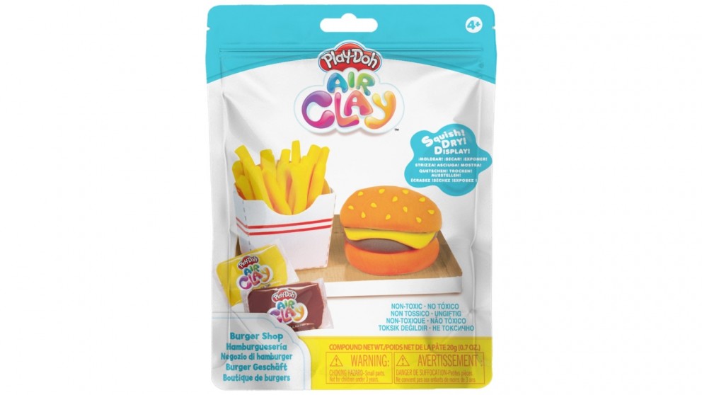 PLAY DOH AIR CLAY FOODIE - FAST FOOD