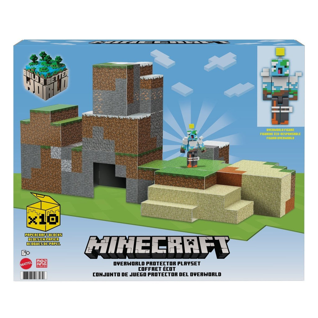 MINECRAFT OVERWORLD PROTECTOR PLAYSET