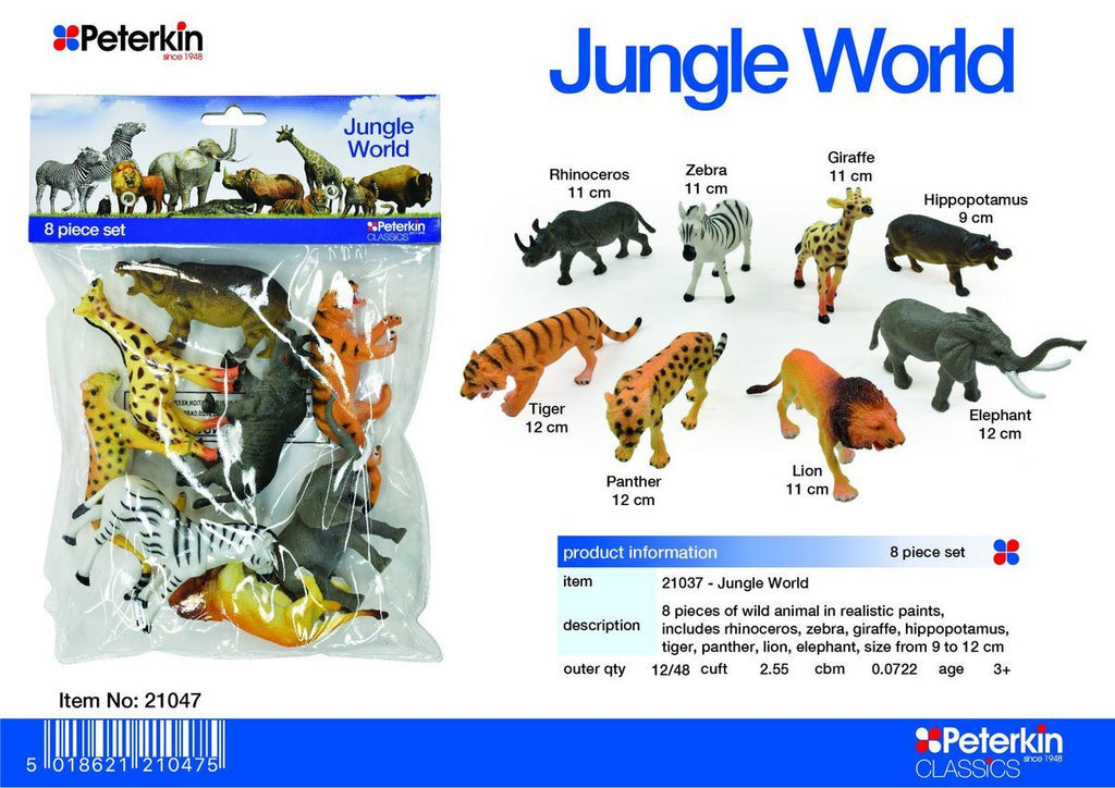 T63090 JUNGLE WORLD ANIMAL ABG