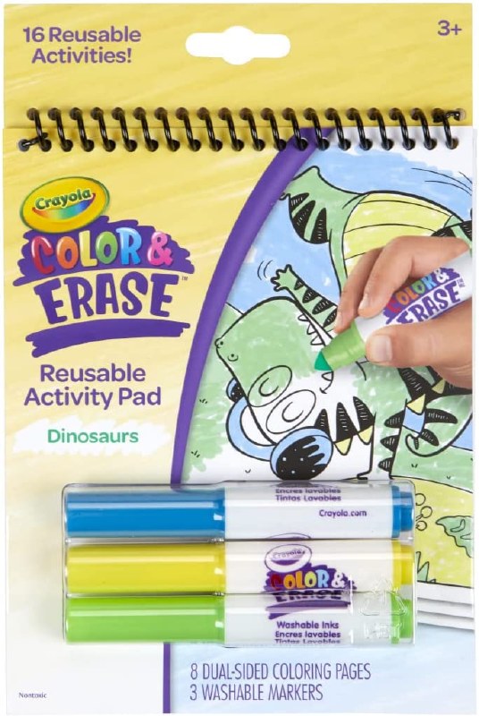 CRAYOLA COLOR & ERASE DINOSAUR