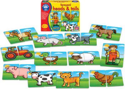 ORCHARD TOYS FARMYARD HEADS & TAILS