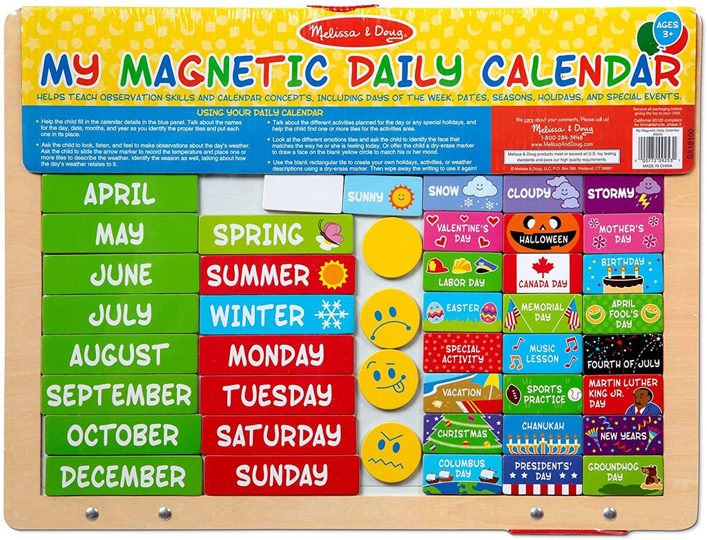 M&D MAGNETIC MY DAILY CALENDAR