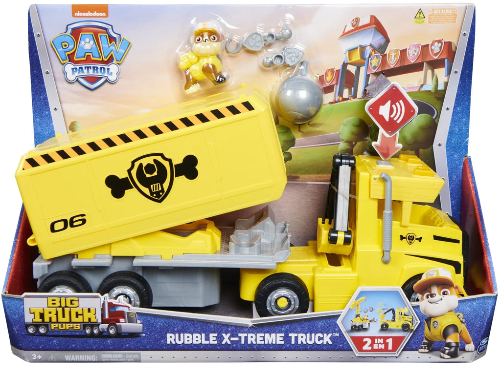 PAW PATROL RUBBLE X- TREME TRUCK 2IN 1