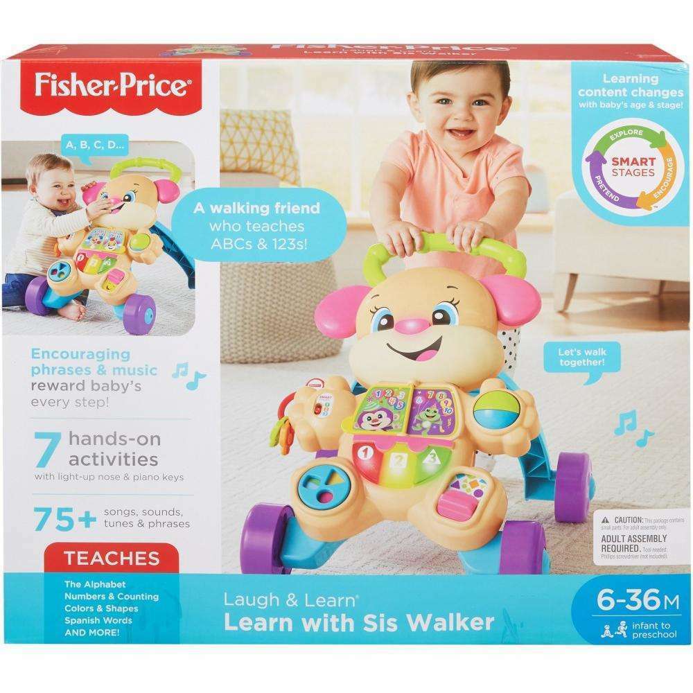FHY96 FISHER PRICE LEARN w SIS WALKER – KIDSGOODS - Main Image