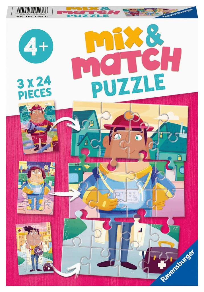 RAVENSBURGER JOB SWAP MIX&MATCH 3X24PC