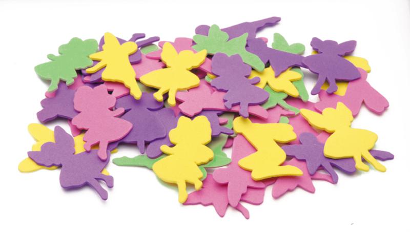 FOAM SHAPES FAIRY MAGIC 60PC