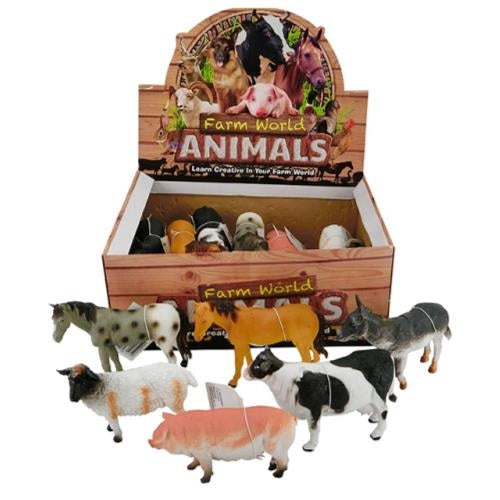 FARM ANIMAL FIGURES 15CM ASST