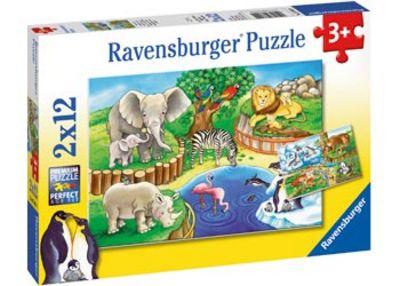 RAVENSBURGER ANIMALS IN THE ZOO 2 X 12