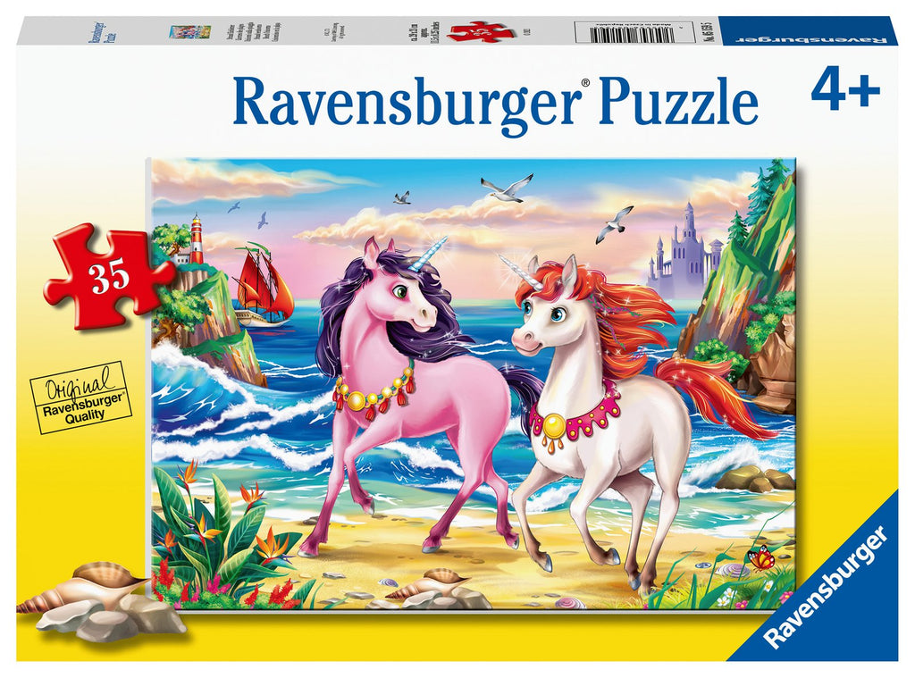 RAVENSBURGER BEACH UNICORNS 35PC