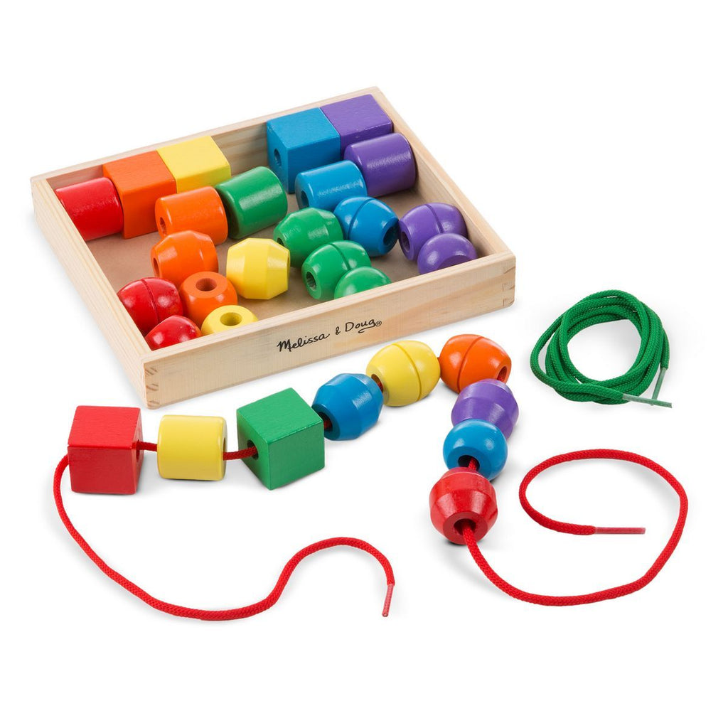 MELISSA & DOUG PRIMARY LACING BEADS