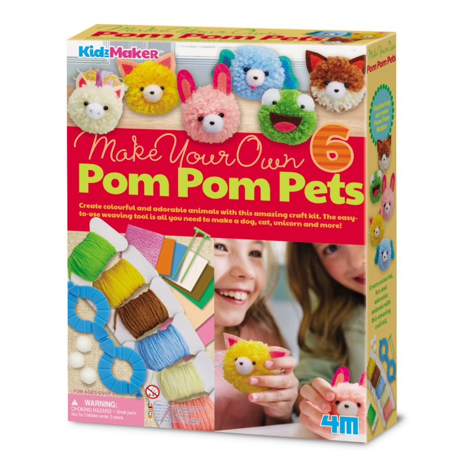 4M KIDZMAKER MAKE YOUR OWN POM POM