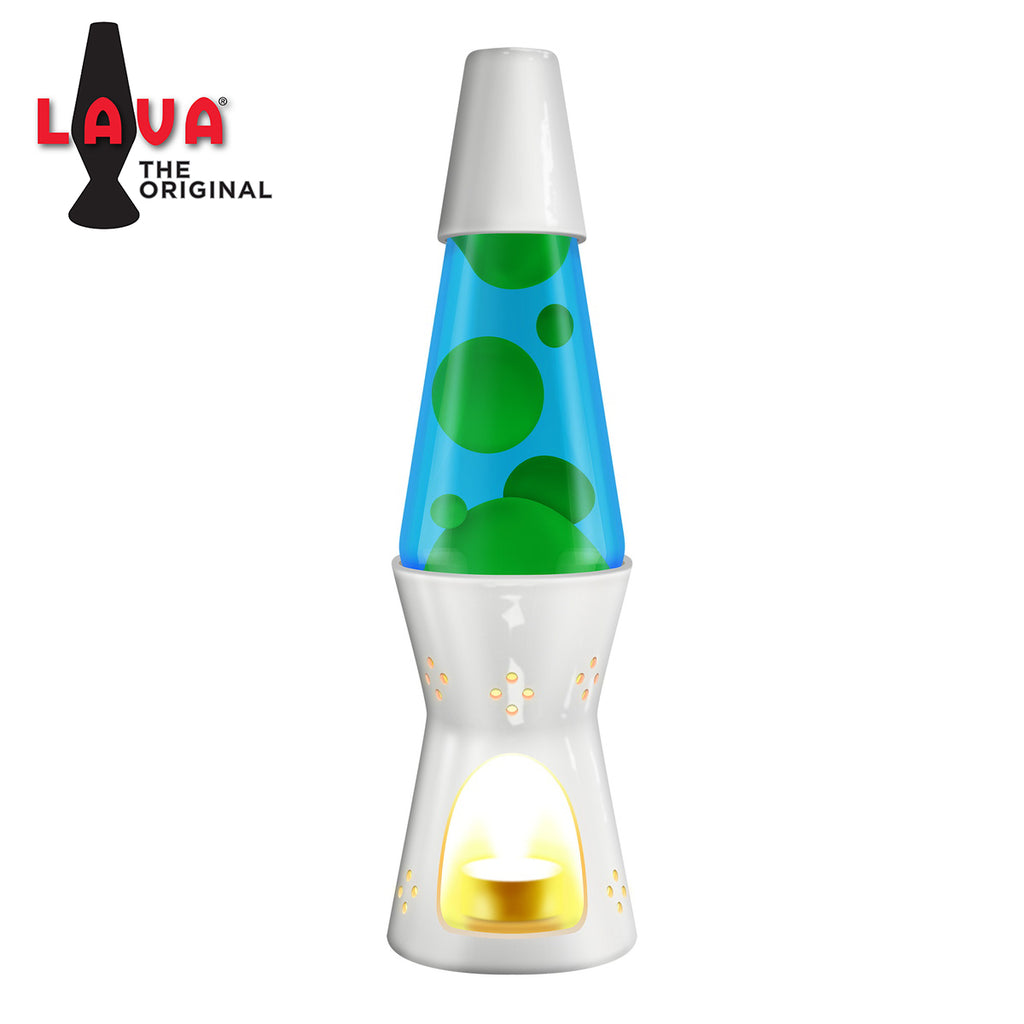 LAVA CANDLE LAMP GLOSS WHITE 11.5