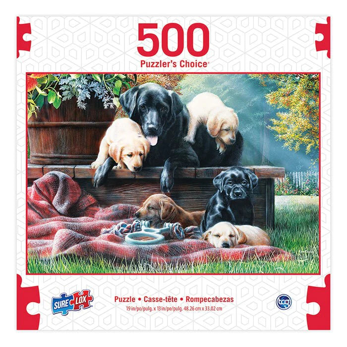 SURE LOX JIGSAW 500PC PUZZLER CHOICE ASS