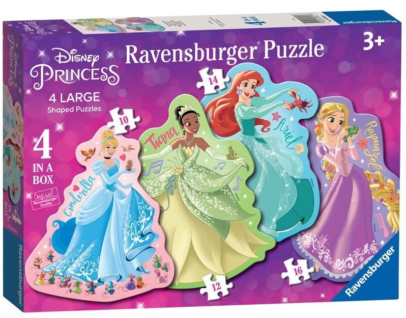 RAVENSBURGER DISNEY PRINCESS 4 SHAPED