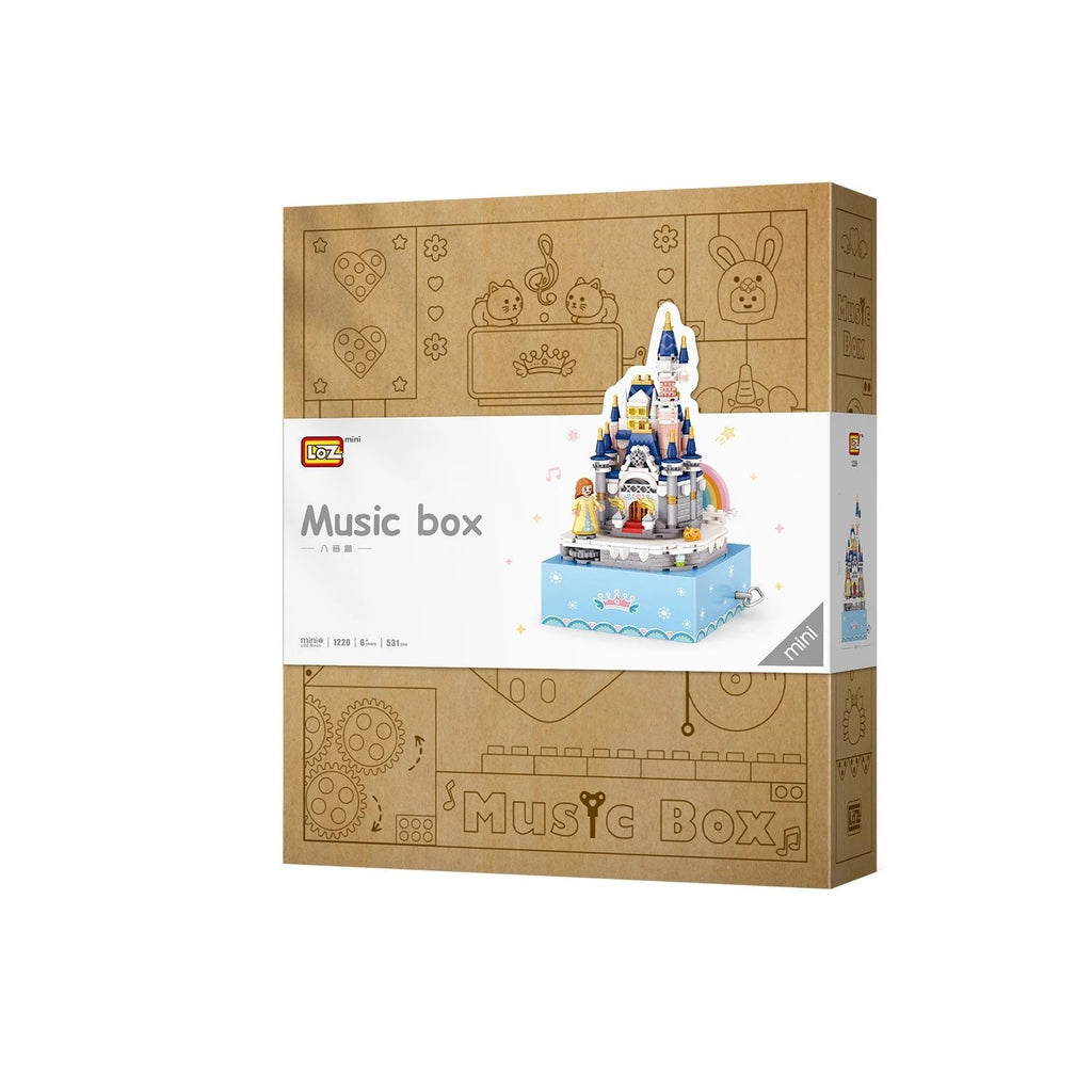 1220 LOZ MUSIC BOX CASTLE WITH LIGHT