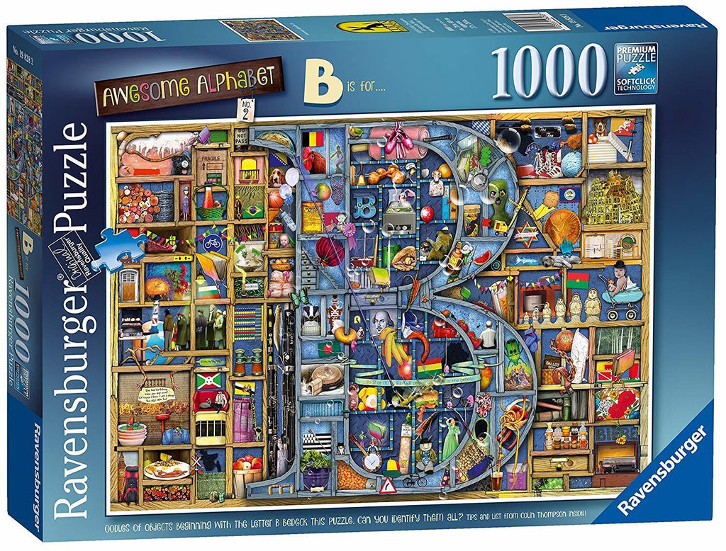 RAVENSBURGER AWESOME ALPHABET B 1000PC