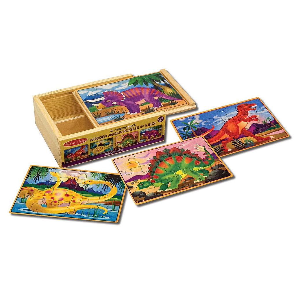 MELISSA & DOUG DINOSAURS PUZZLE IN A BOX