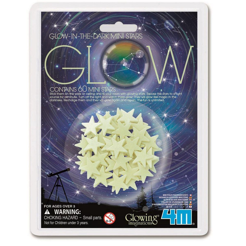 4M MINI STARS GLOW IN THE DARK