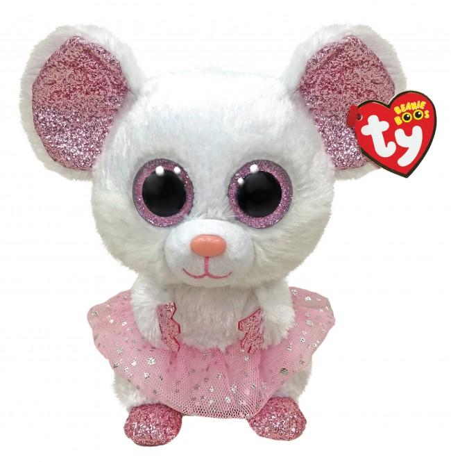 TY BEANIE BOOS REGULAR NINA MOUSE w TUTU