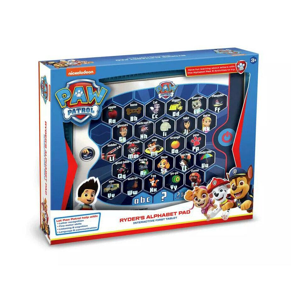 PAW PATROL RYDERS ALPHABET PAD