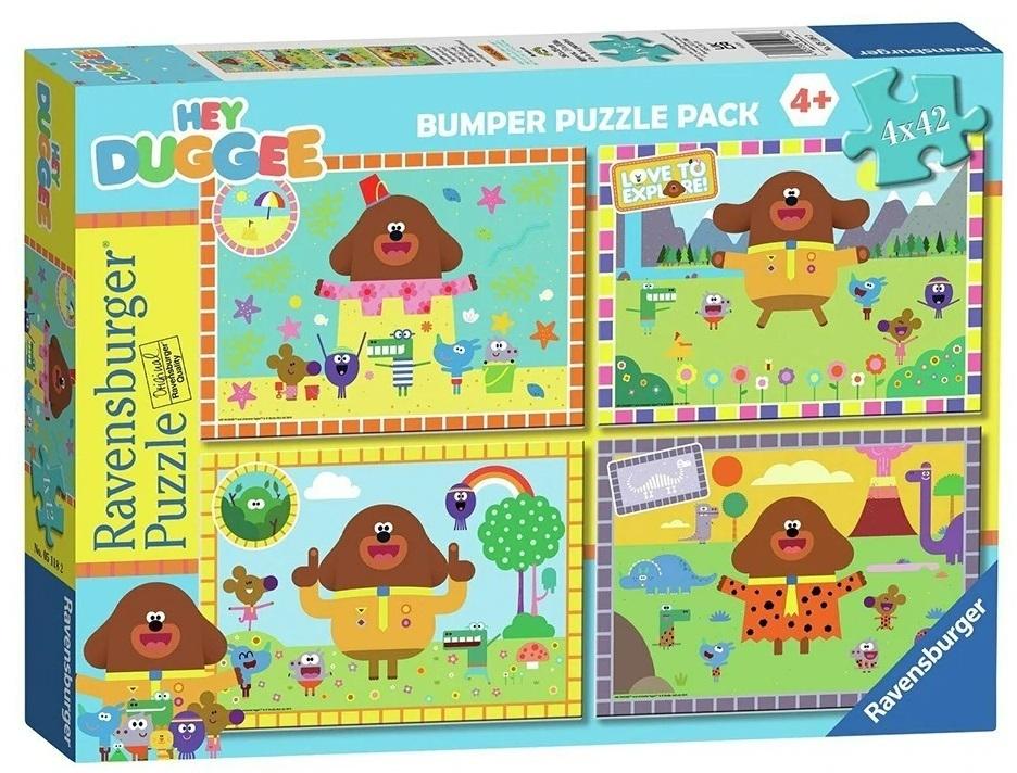 RAVENSBURGER HEY DUGGEE BUMPER 4 X 42PC