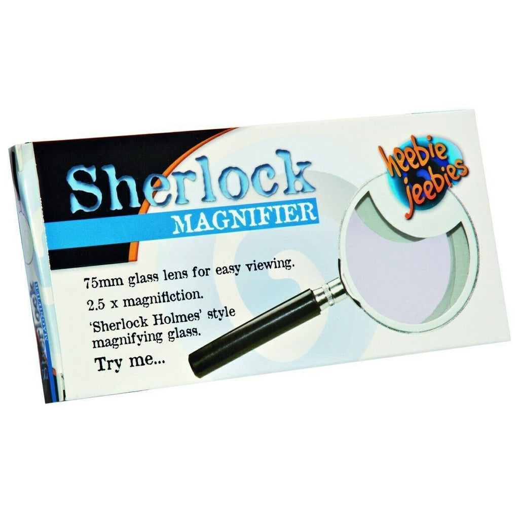 HEEBIEE JEEBIES SHERLOCK MAGNIFIER METAL 75MM