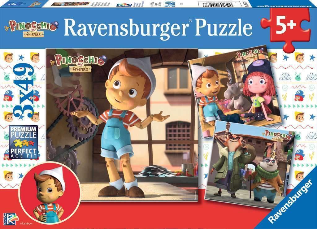 RAVENSBURGER PINOCCHIO 3 X 49PC