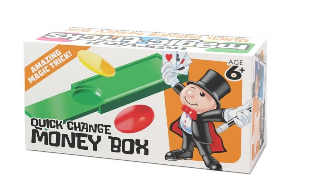 MARVIN'S MAGIC MINI TRICKS QUICK CHANGE MONEY BOX MAGIC TRICK