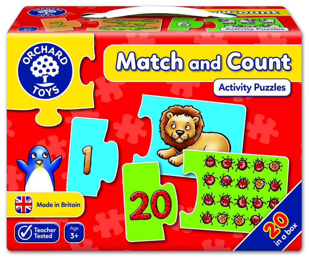 ORCHARD TOYS MATCH AND COUNT PUZZLE