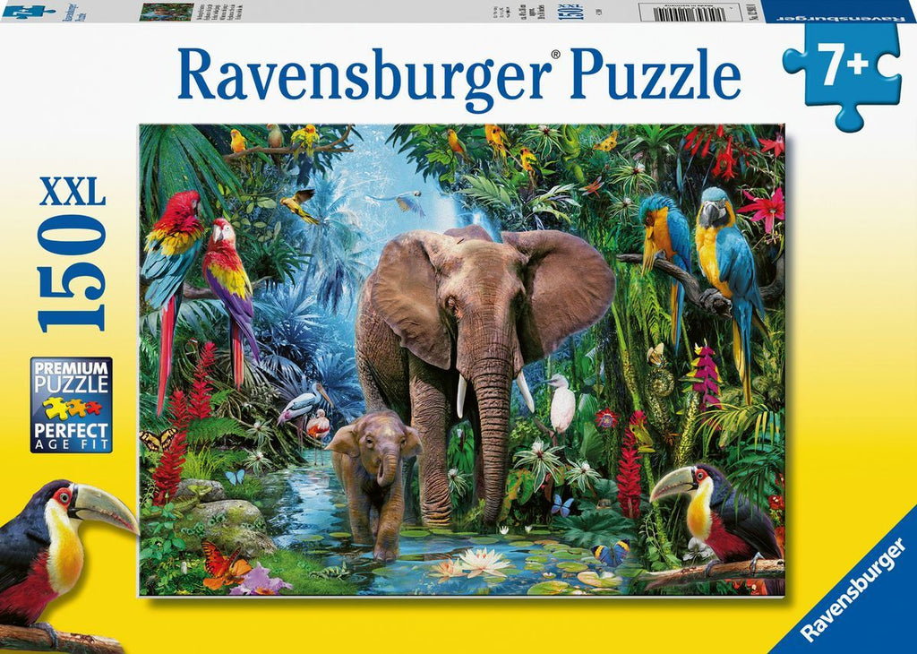 RAVENSBURGER ELEPHANTS AT THE OASIS 150P