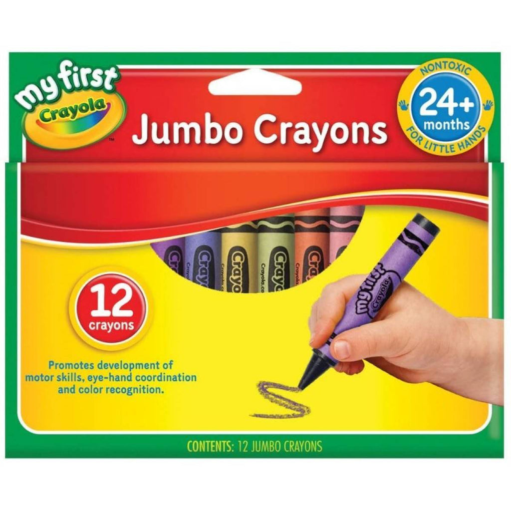 CRAYOLA MY FIRST JUMBO CRAYONS 12 PK