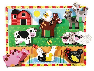 MELISSA & DOUG FARM CHUNKY PUZZLE