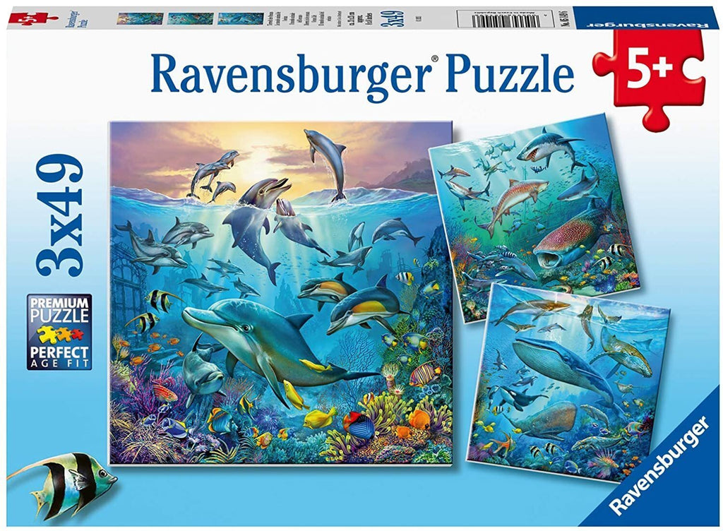 RAVENSBURGER OCEAN LIFE 3X49 PC