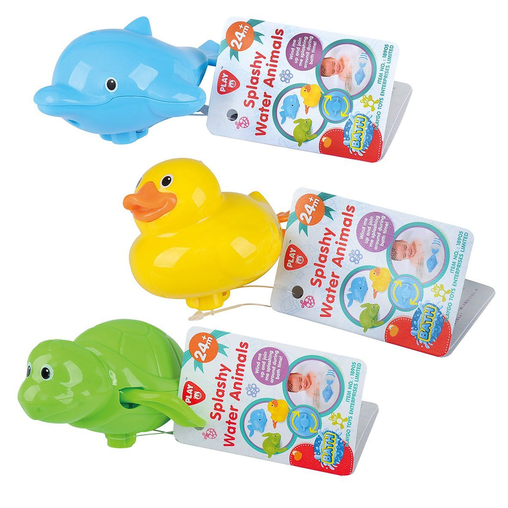 PLAYGO TOYS ENT. LTD. SPLASHY WATER ANIMALS ASST